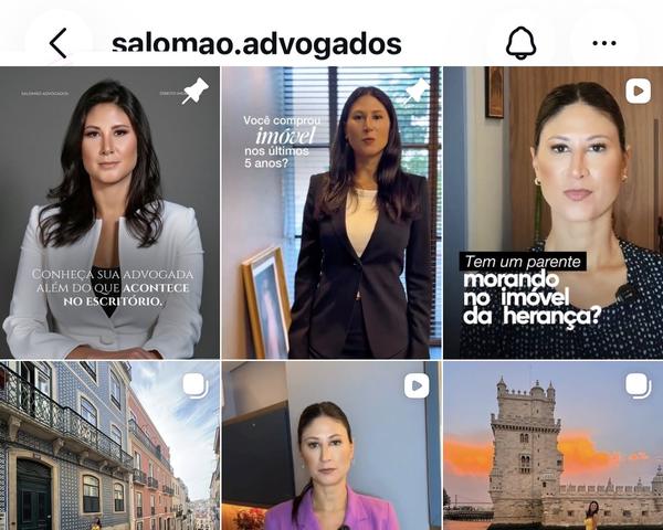Perfil @salomao.advogados no Instagram